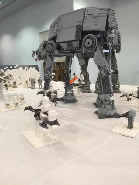 Battle of Hoth at Ashbourne Library, December 2014